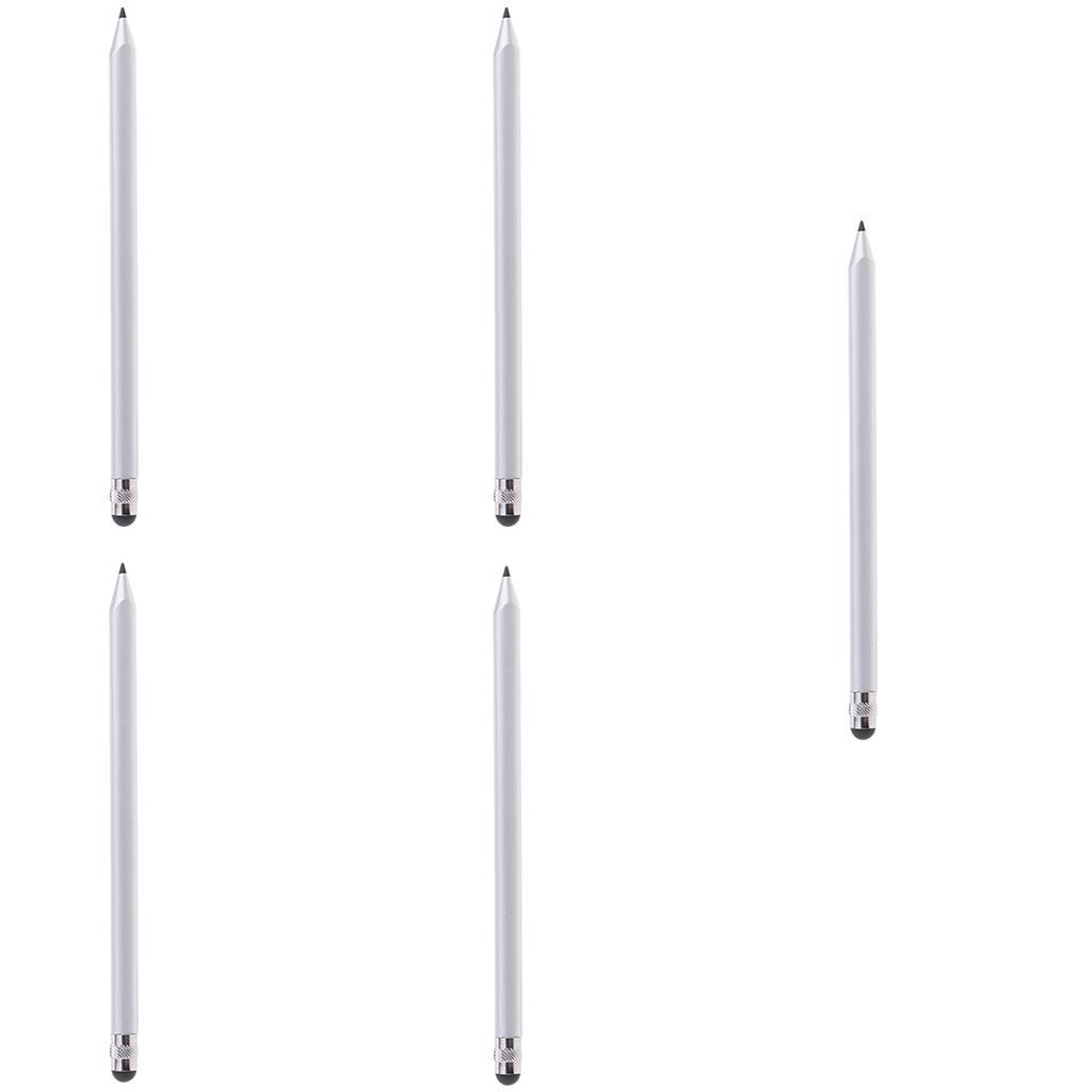 5 Pieces Touch Screen Stylus Pen for  Phones PC Touch Screen Silver