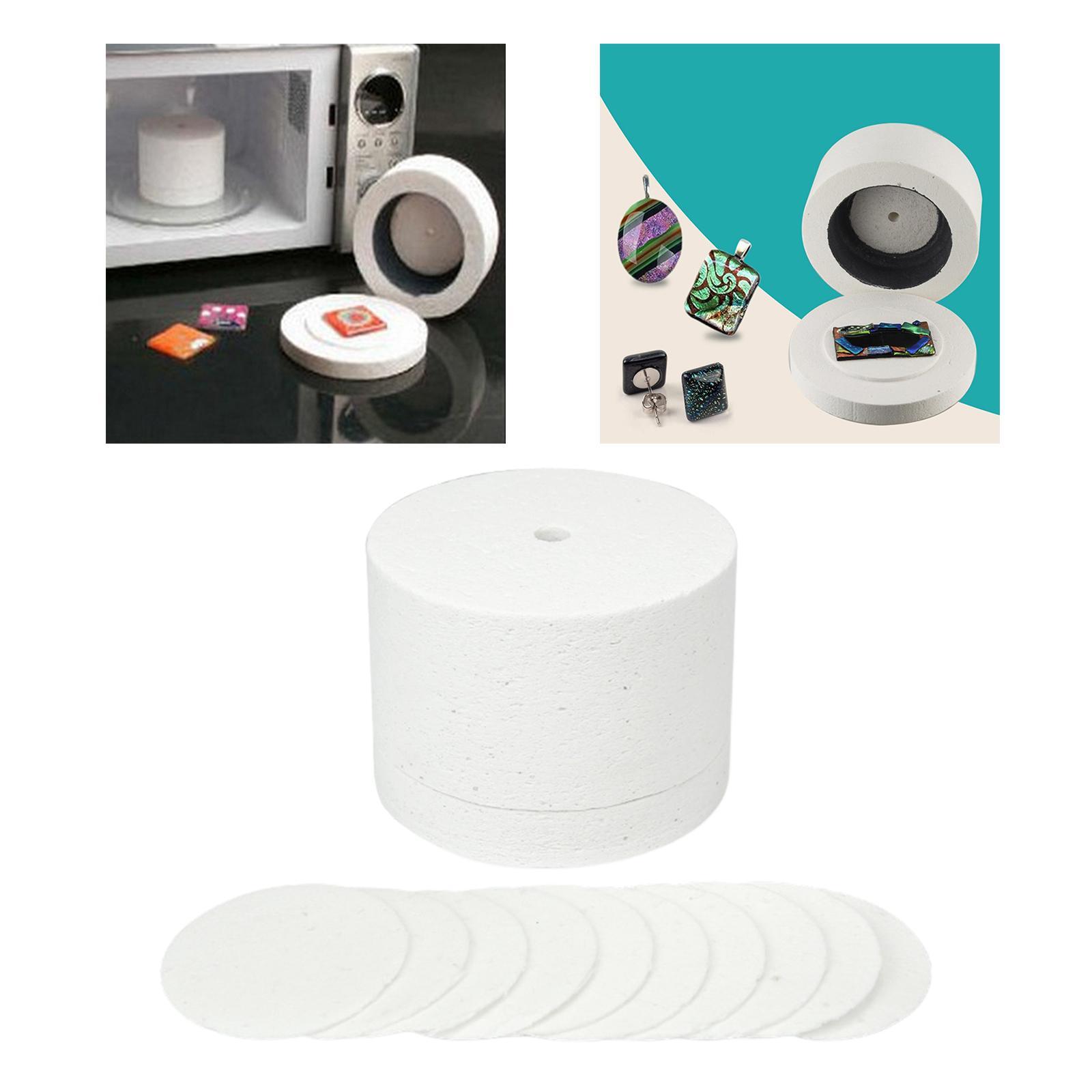 MICROWAVE KILN DIY MELTING STAINED FUSING JEWELRY CRAFT TOOLS
