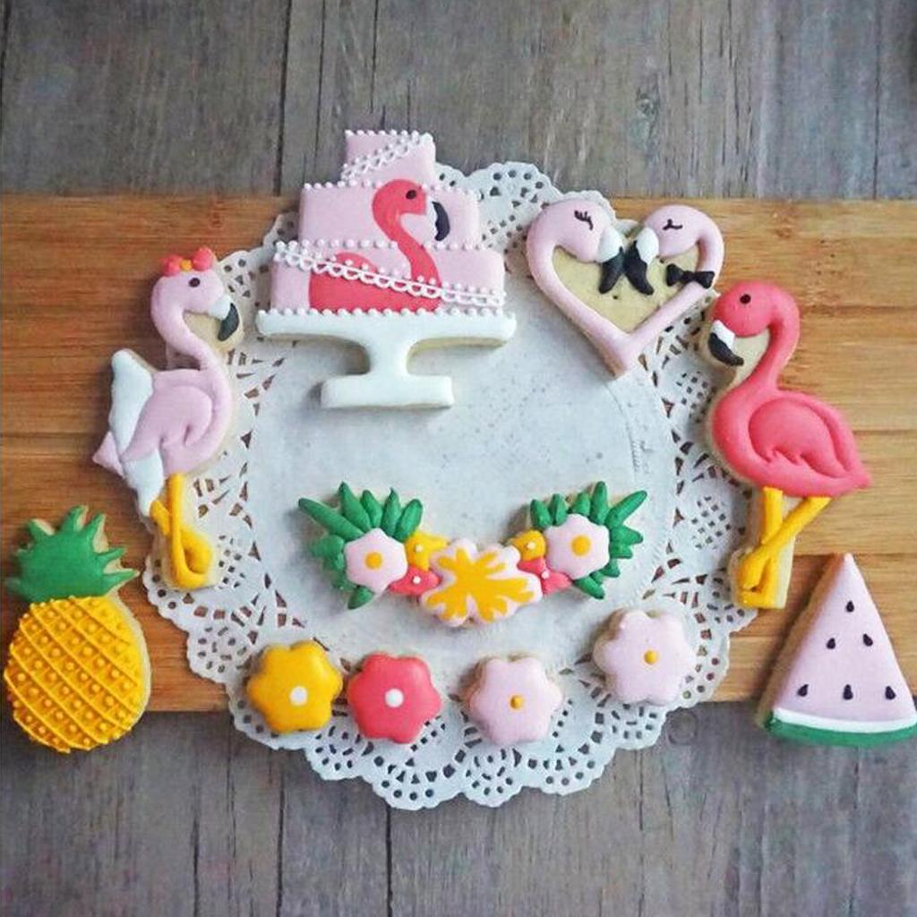 Cartoon Flamingo Diy Fondant Cake Mold Silicone Baking Mold Cake Decoration