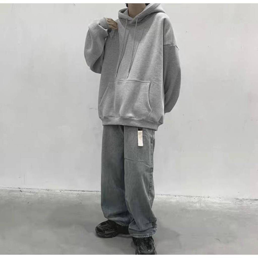 ÁO KHOÁC NỈ HOODIE TRƠN TÚI BỰ GIỮA CHẤT VẢI NỈ BÔNG DÀY LOẠI 1 MẶC SIÊU ẤM ÁP UTT