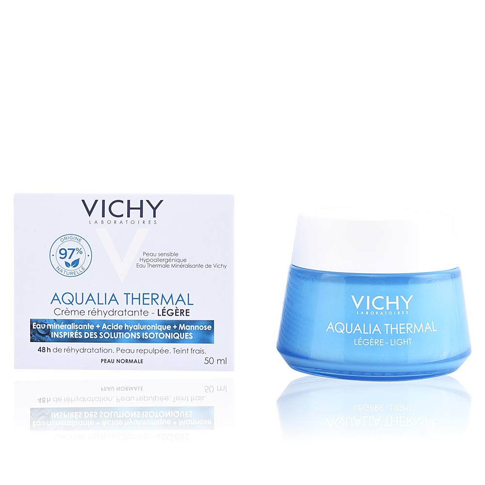 Kem Dưỡng Ẩm &amp; Cung Cấp Nước Cho Da giúp Căng Mịn Và Mượt Vichy Aqualia Thermal Rehydrating Light Cream (50ml) - MB067200