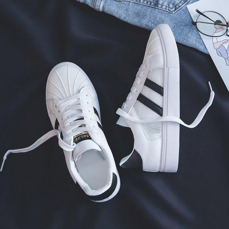 Giày Nữ Đế Bằng Mũi Tròn Phong Cách Hàn Quốc