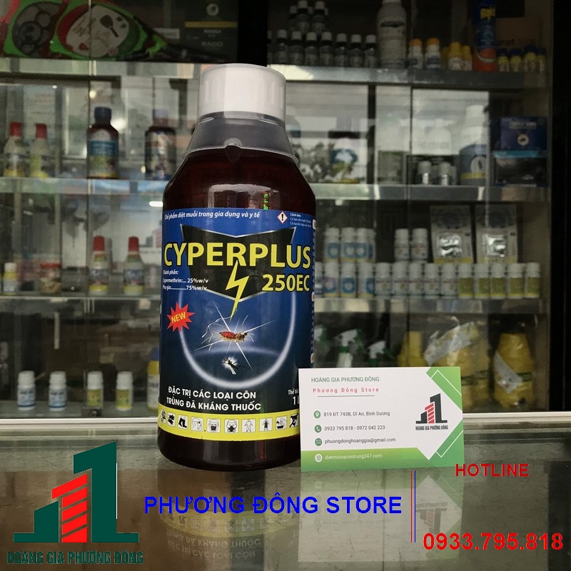 Thuốc diệt muỗi và côn trùng Cyper plus 250EC-1 lít