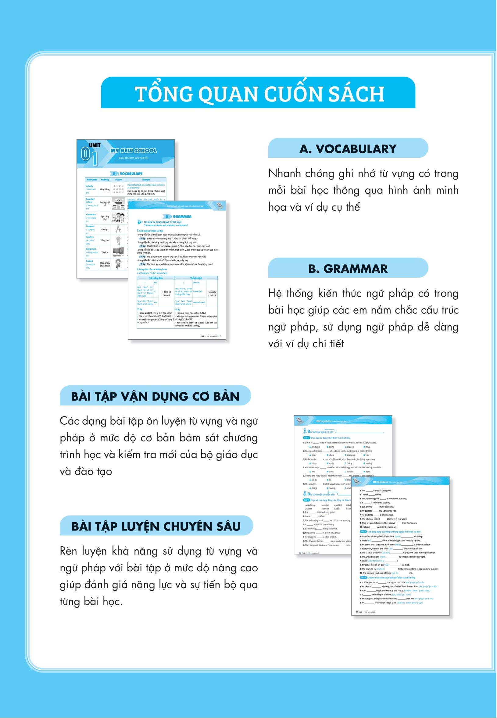 Luyện Chuyên Sâu Ngữ Pháp Và Bài Tập Tiếng Anh 6 - Tập 1 (Theo Chương Trình Global Success)