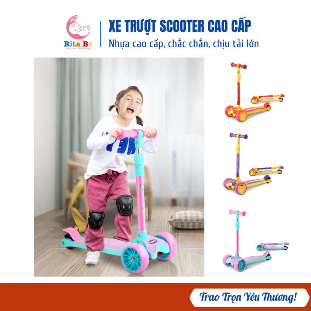 Xe Trượt Ccooter - Khung To, Bánh To, Rất Chắc Chắn Giành Cho Bé 2-8 Tuổi