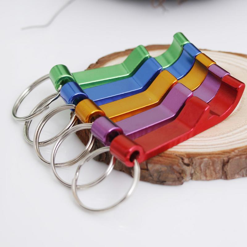 Adonised Aluminium Bottle Drinks Can Opener Keyring Keychain Various Colours UK