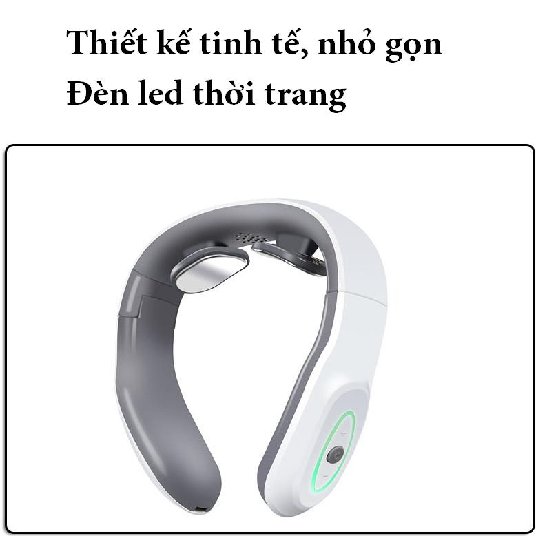Máy massage cổ vai gáy JT-618 với 6 chế độ và 9 cường độ, giảm đau vai gáy tại nhà, văn phòng