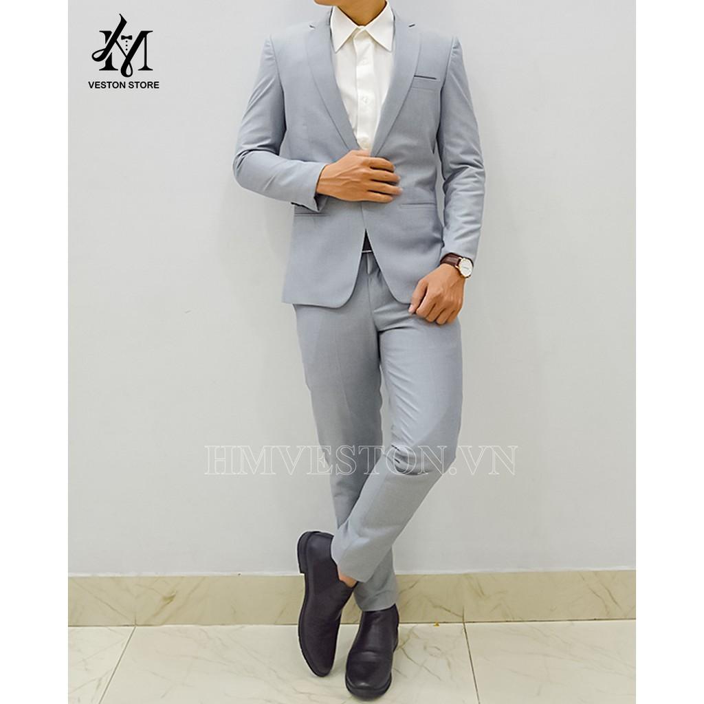 Bộ xám ghi ôm body chất liệu vải dày mịn co giãn