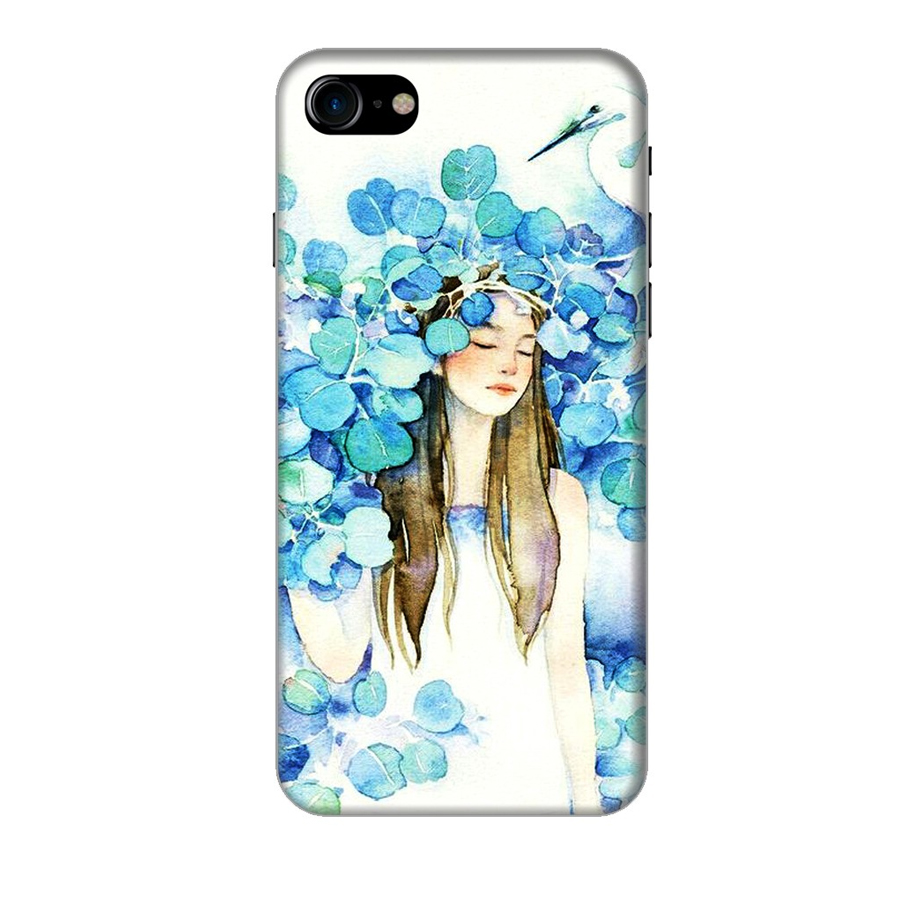 Ốp Lưng Dành Cho Điện Thoại iPhone 8 - Cô Gái Lá Xanh