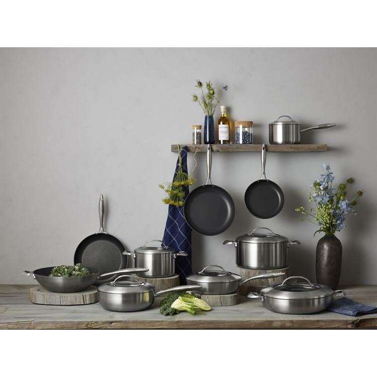 Chảo chiên/rán chống dính đáy từ CTX Scanpan 24cm 65002400, đúc liền 7 lớp, hàng chính hãng sản xuất Đan Mạch