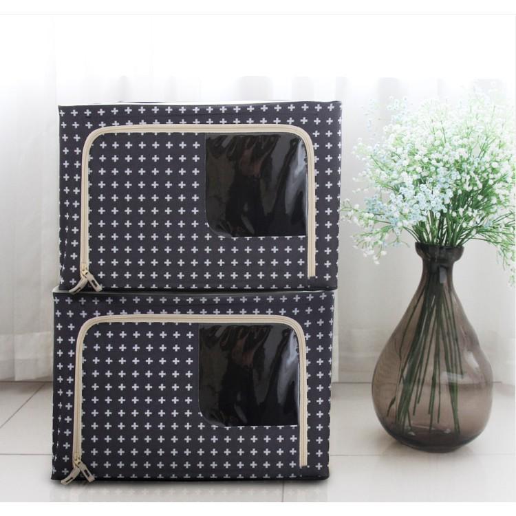 Hộp đựng chăn màn quần áo khung thép kích thước 50x40x33cm