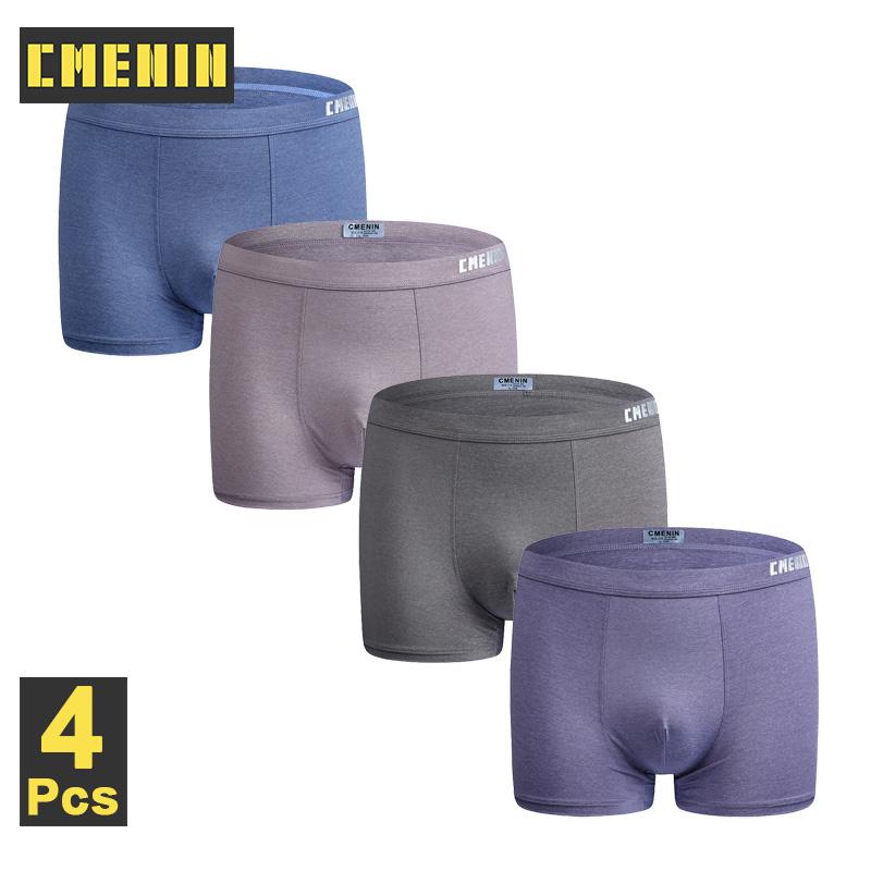 CMENIN 4 Gợi Cảm Quần Lót Nam Võ Sĩ Nam Boxer Underware Boxershorts Áo Thun Sát Nách Cotton Modal Nam Đồng Tính Của Calzoncillos Cueca Nam quần Lót