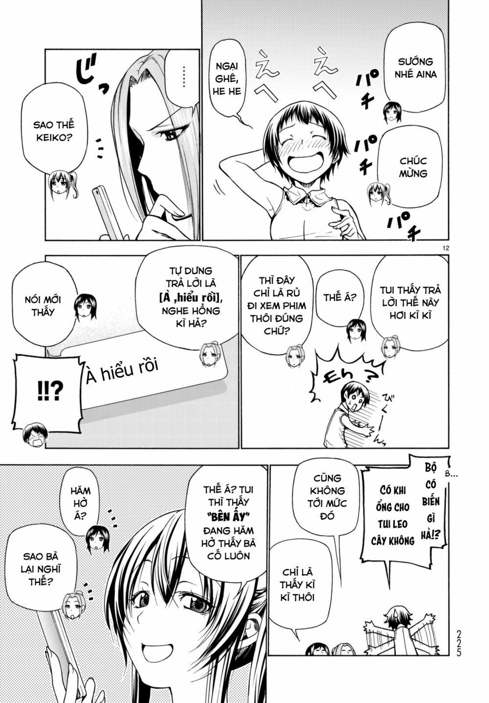 cô gái thích lặn - grand blue chapter 38 11