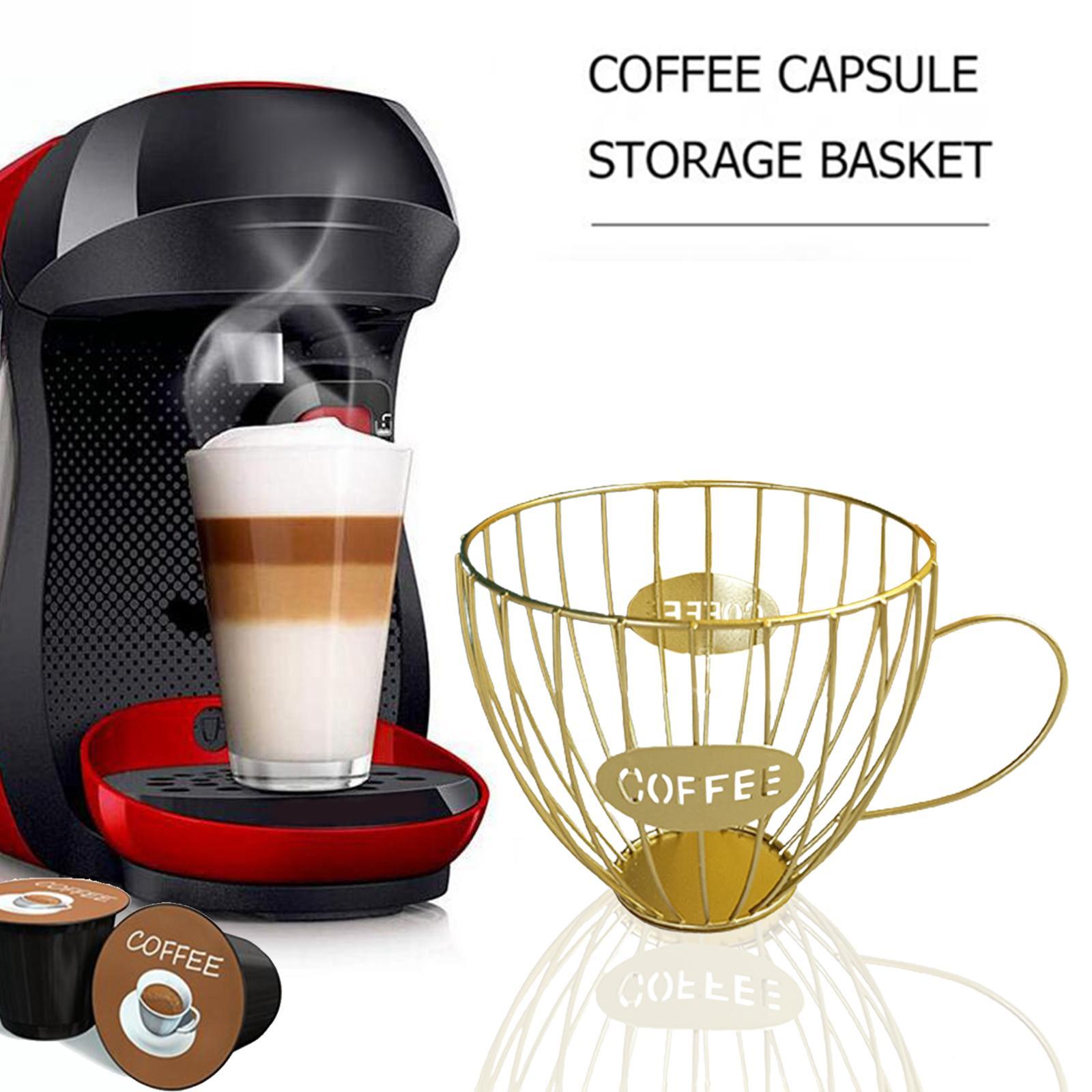 Multiuse Coffee Pod Holder Storage Iron Coffee Pod Organizer for Coffee Bar