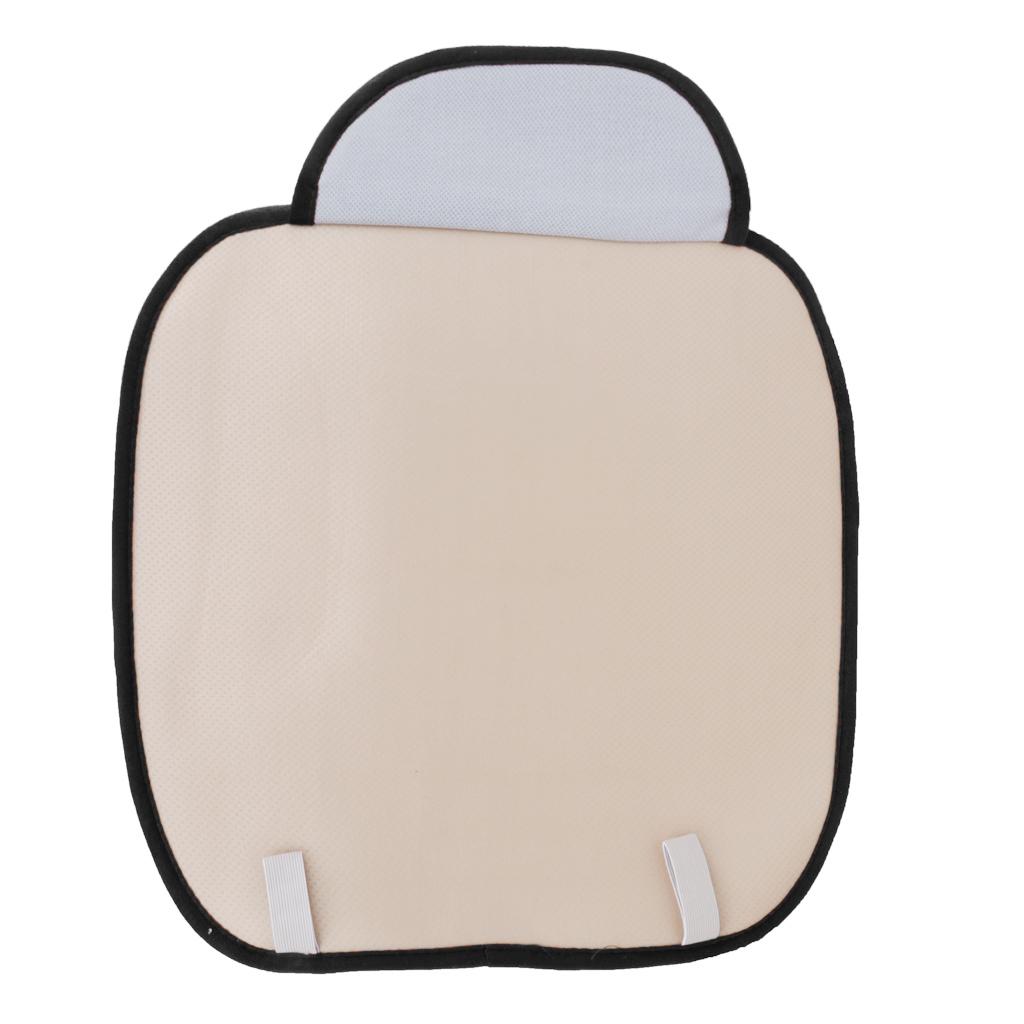 Universal Front & Rear Square Row Car Auto Seat Cover Pad Black