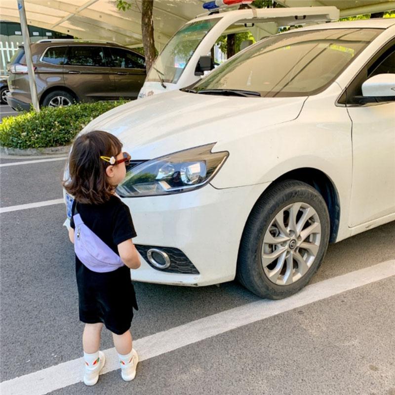 Năm 2020 Cô Gái Dễ Thương Bé Trai Túi Quân Trẻ Em Hông Nữ Chắc Chắn Màu Sắc Nữ Dây Túi Du Lịch Thời Trang Điện Thoại Túi Ngực Túi túi Messenger