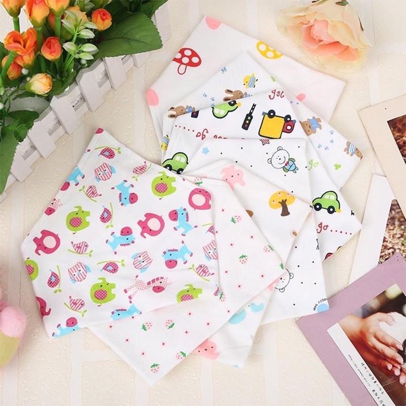 SET 10 YẾM COTTON LOẠI ĐẸP CHO BÉ TRAI-BÉ GÁI HOẠ TIẾT ĐẸP