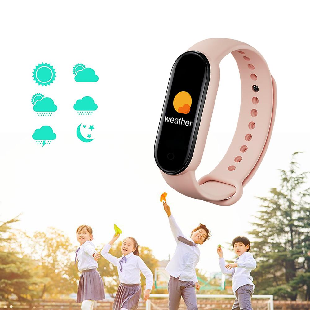 Đồng hồ thể dục thông minh M6 theo dõi nhịp tim Màn hình ngủ 0.96in Màn hình màu IP67 không thấm nước