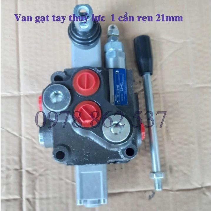 Van gạt tay thuỷ lực 1 cần ren 21mm