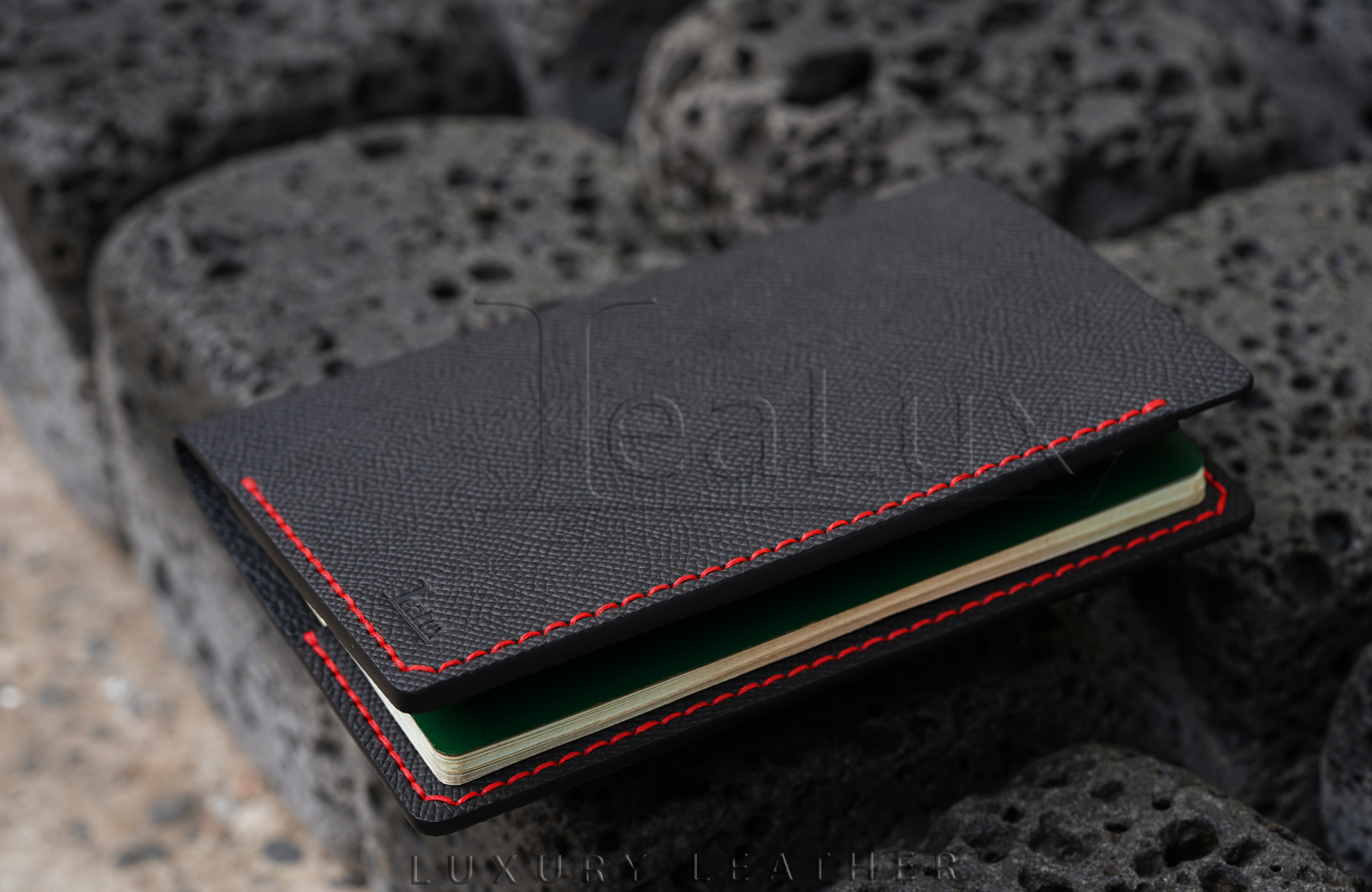 Ví Đựng Hộ Chiếu Da Epsom Handmade Lealux Passport Wallet