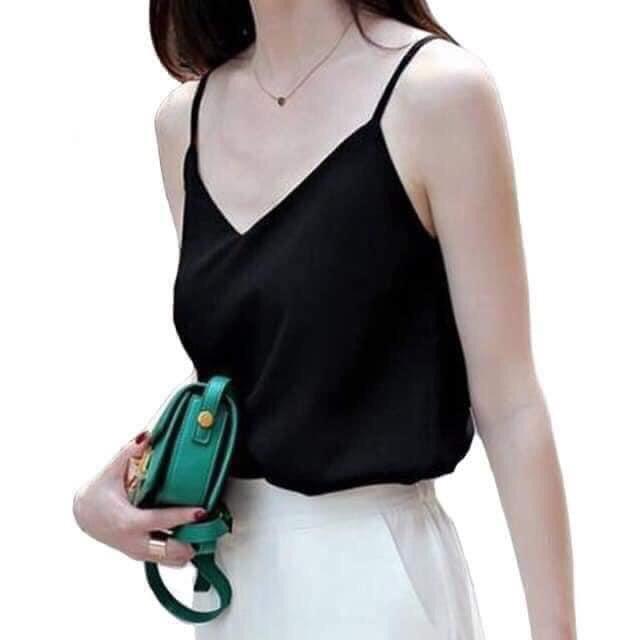 Áo 2 dây lụa satin siêu đẹp