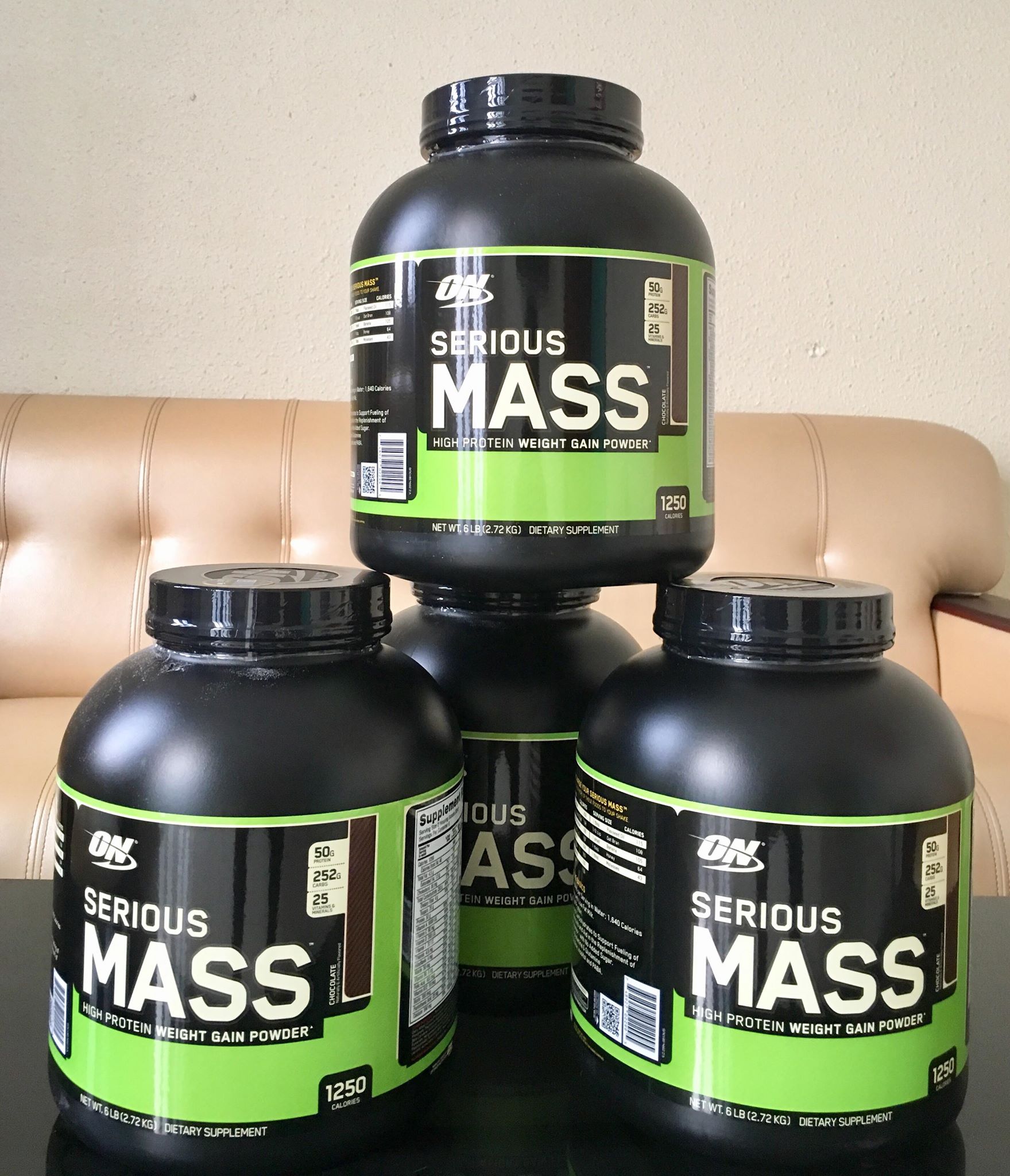 Serious Mass 6Lbs - Sữa tăng cân cho người gầy, bổ sung đầy đủ thành phần dinh dưỡng