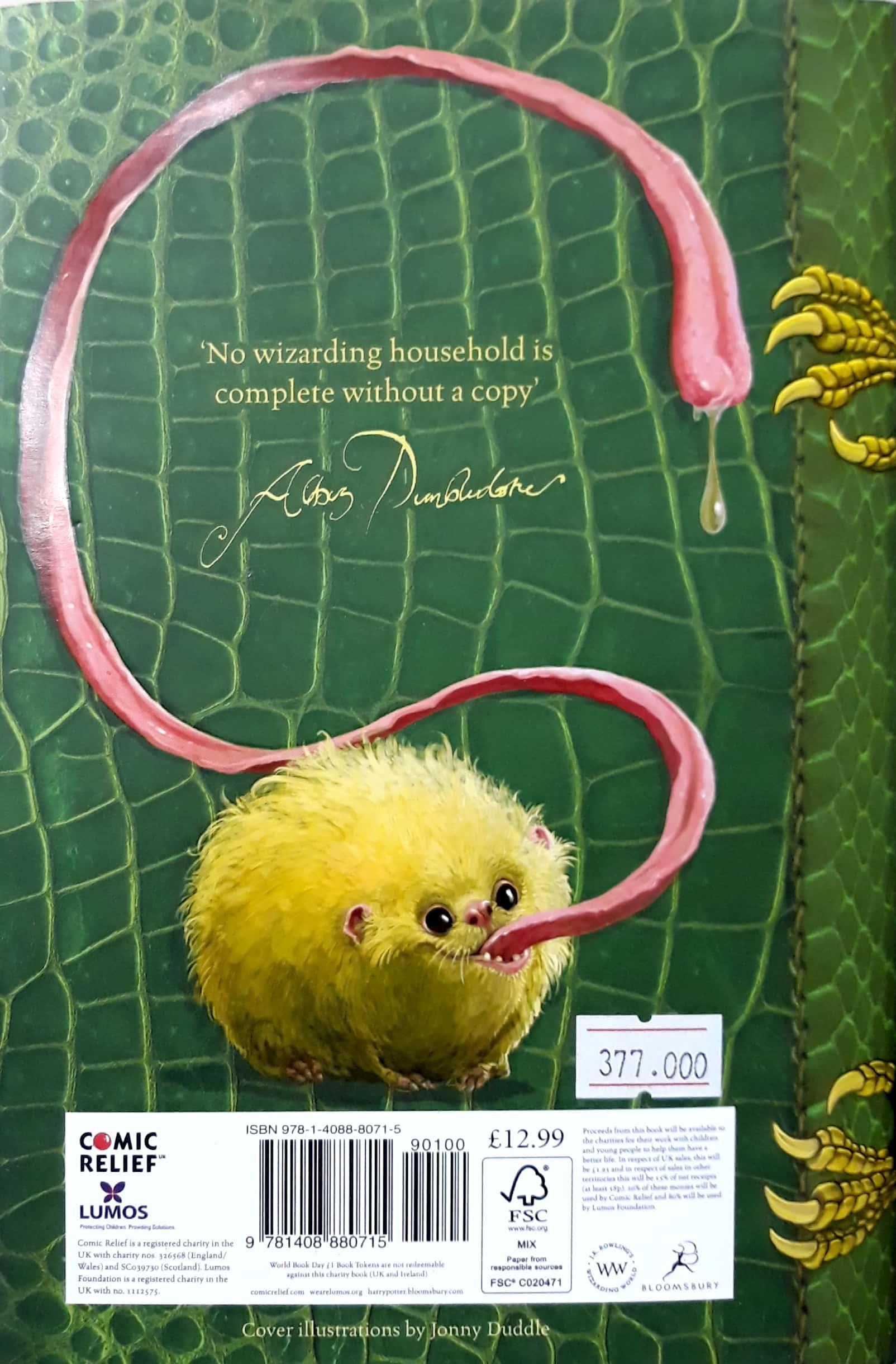 Sách Fantastic Beasts And Where To Find Them: Hogwarts Library Book