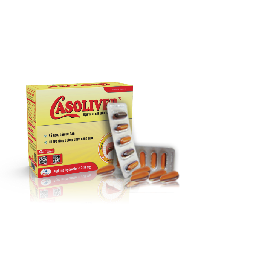 TPBVSK Viên uống bổ GAN CASOLIVER - Tăng cường chức năng & Bảo vệ gan khỏe mạnh