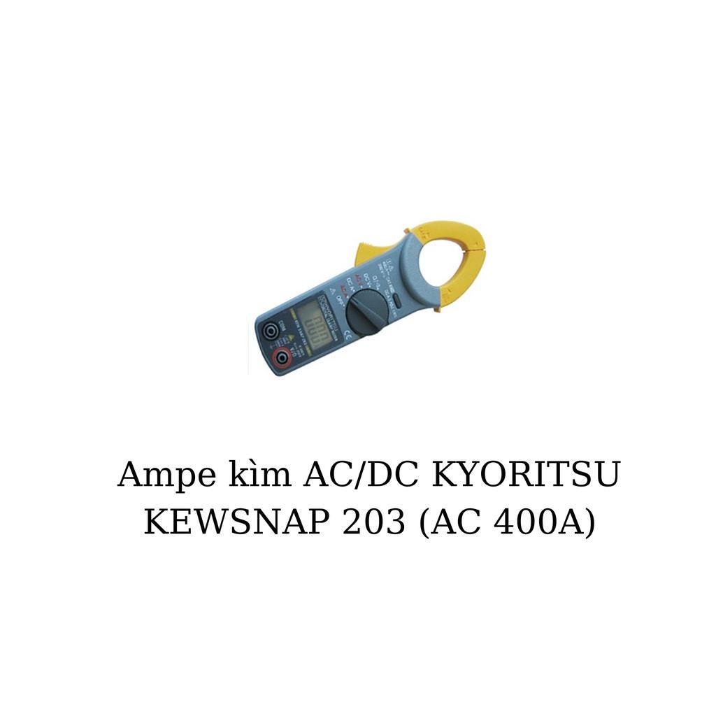 Ampe kìm AC/DC KYORITSU KEWSNAP 203 (AC 400A)