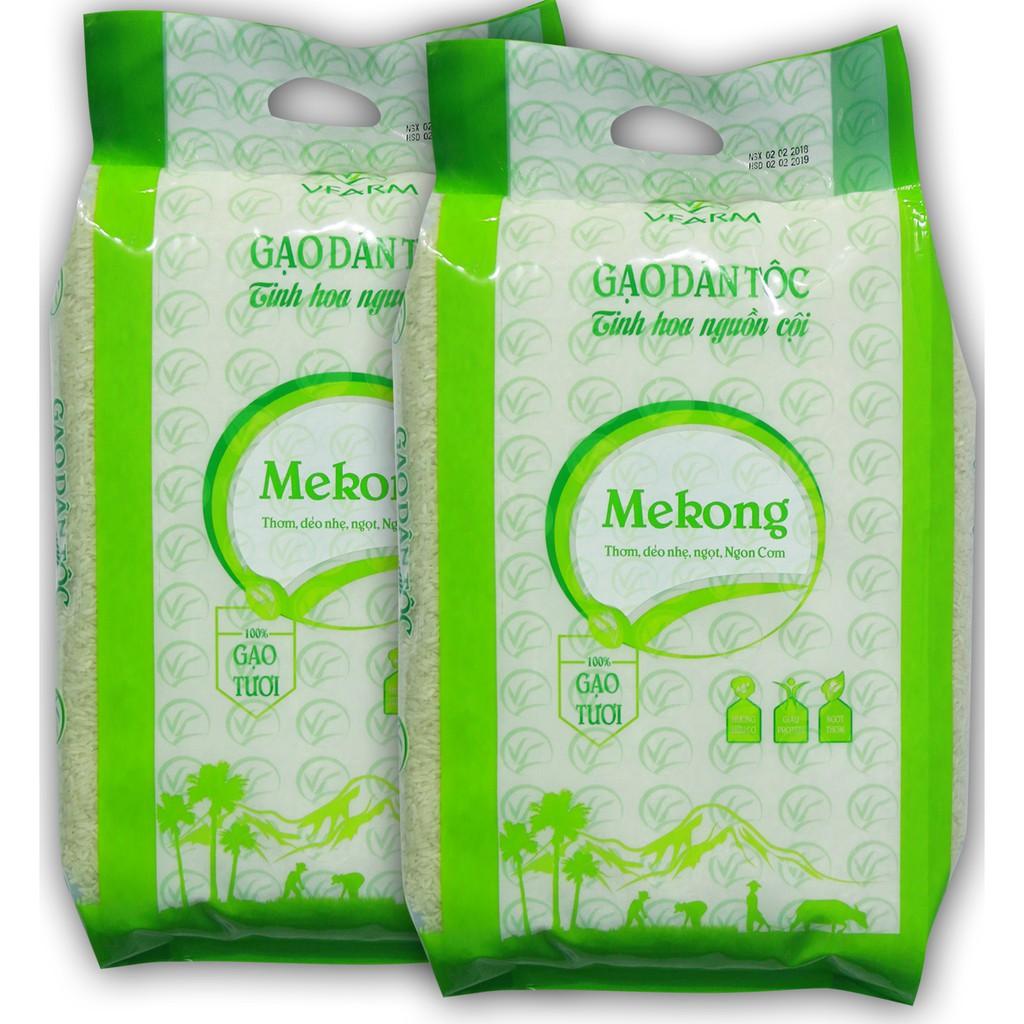 Gạo Đặc Sản Mekong - túi 5kg - Dẻo ráo mềm thơm ngọt cơm