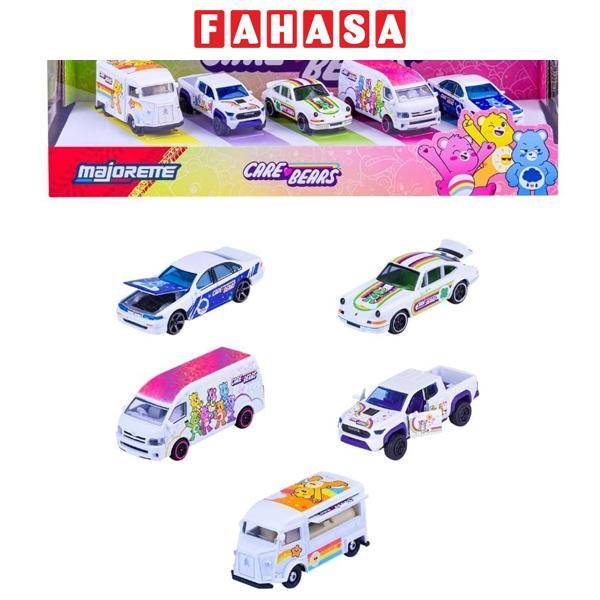 Bộ 5 Đồ Chơi Mô Hình Xe Care Bears - Majorette 8504105005