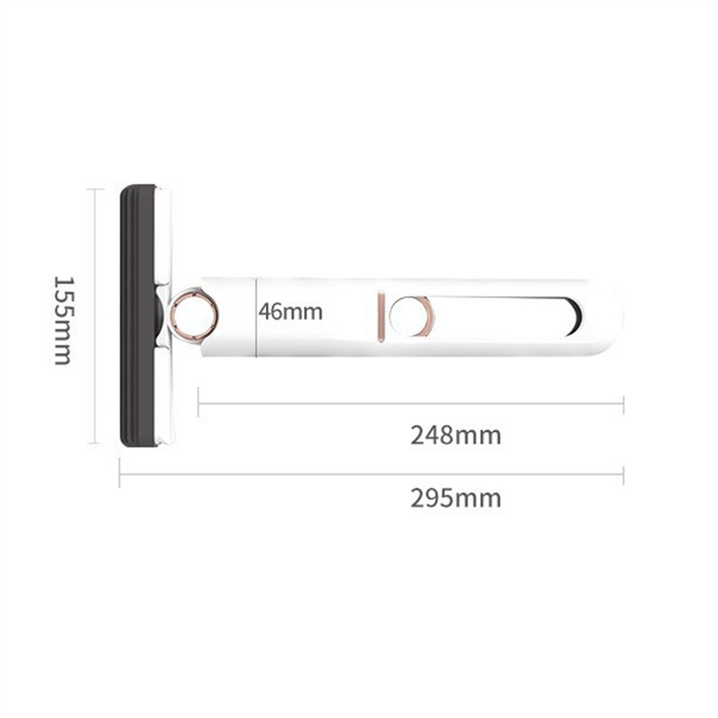 Cây Lau Bàn Bếp Tự Vắt Thông Minh Mini 25cm, Bọt Biển Siêu Thấm Hút Đa Năng, Gập Gọn
