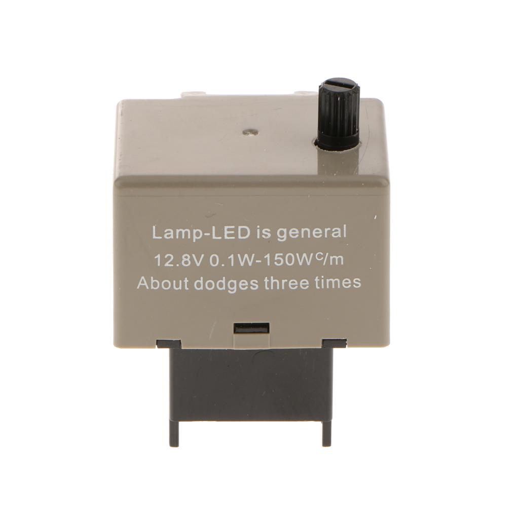8-Pin Speed Adjustable LED Flasher Relay Fix Turn Signal