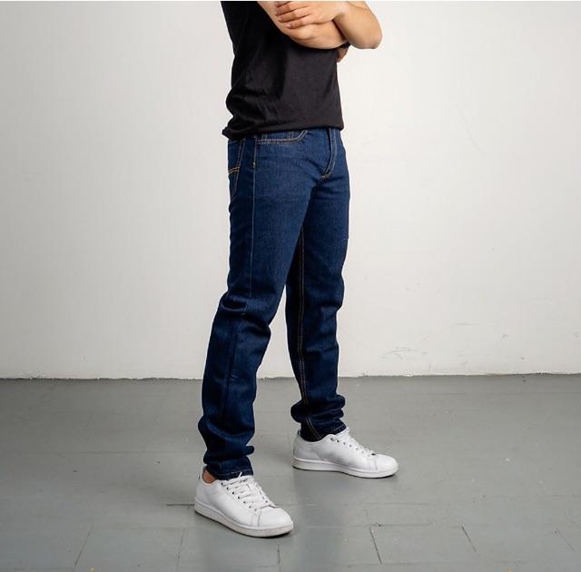 Quần Jeans Trung Niên Ống Suông