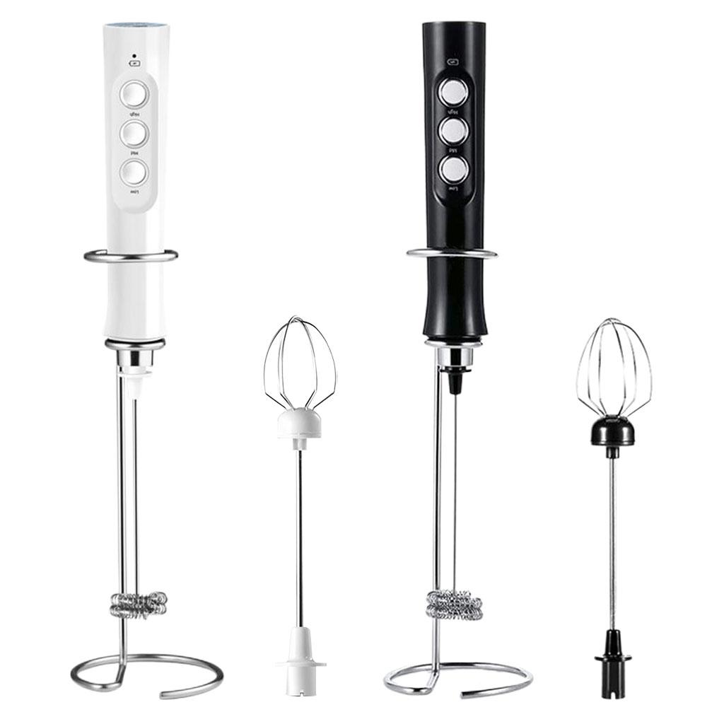 Không Dây Bọt Sữa Sạc USB Máy Xay Sinh Tố Cầm Tay Cho Cà Phê Đánh Uống Phối Matcha Cappuccino Chocolate Nóng