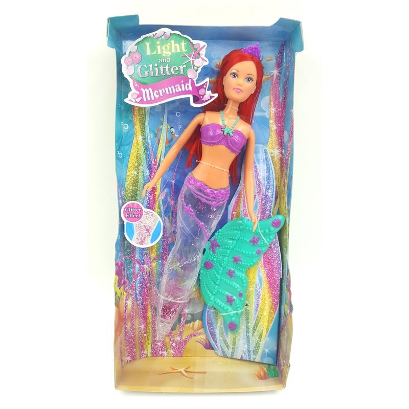 Búp Bê Nàng Tiên Cá- Steffi Love Light &amp; Glitter Mermaid