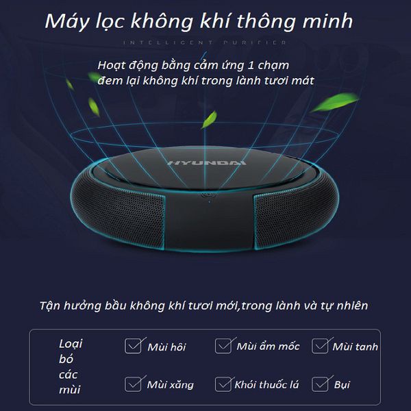 Máy lọc không khí và bụi trong xe ô tô cao cấp