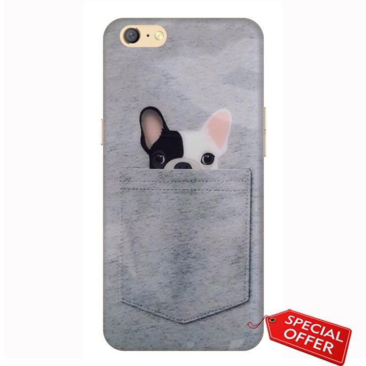 Ốp lưng dành cho Oppo A71- nhựa dẻo Silicone in hình Cún Cute