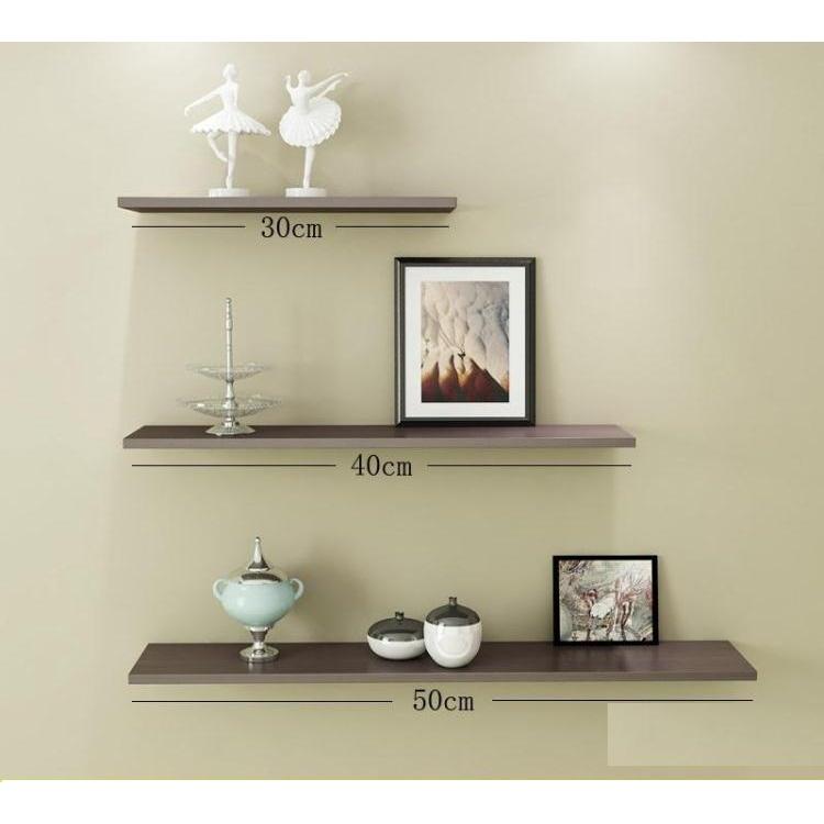 Kệ treo tường 1 Thanh Ngang - Kệ Treo Tường Gỗ Lõi Xanh Chống Ẩm +Tặng phụ kiện lắp đặt