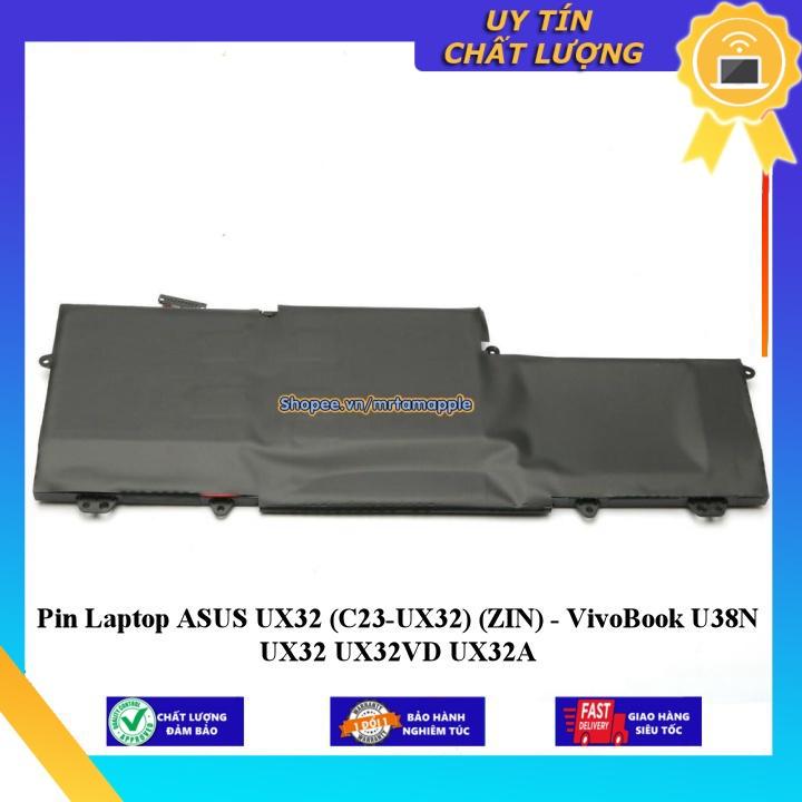 Pin dùng cho Laptop ASUS UX32 (C23-UX32) VivoBook U38N UX32 UX32VD UX32A - Hàng Nhập Khẩu New Seal