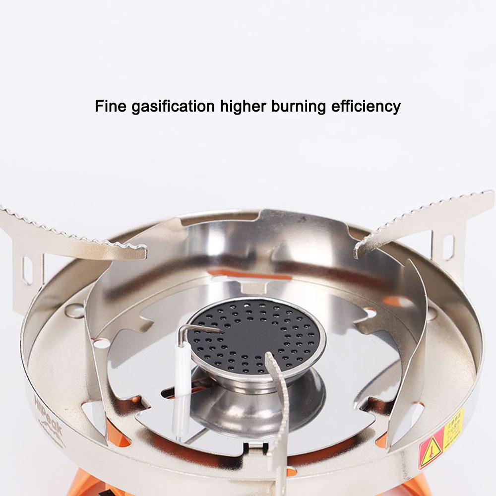 Outdoor Camping Metal Stoves Portable Picnic Barbecue Furnace Windproof Integrated Outdoor Cooking Accessory