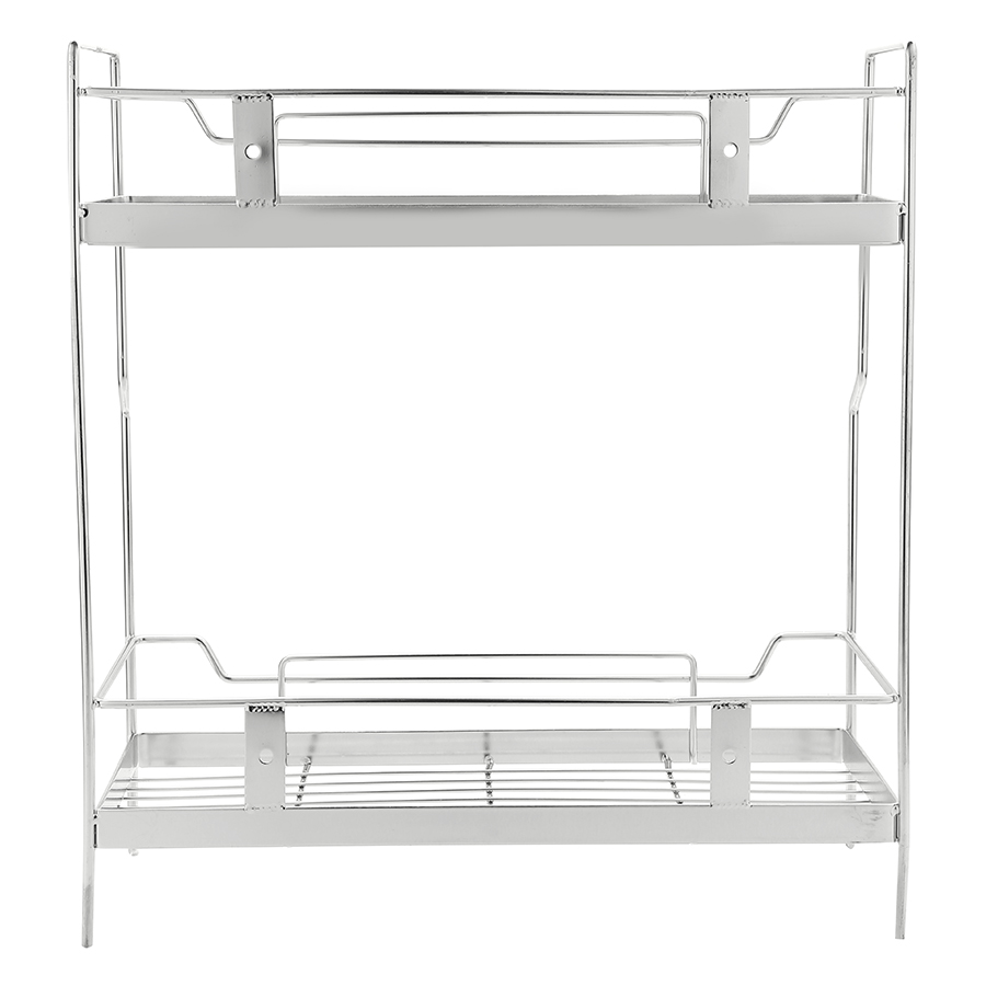 Kệ Gia Vị 12x40x45cm Inox 304 2 Tầng Có Chân