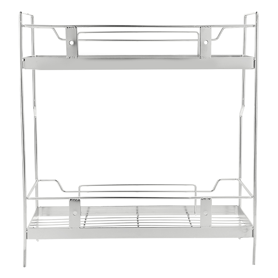 Kệ Gia Vị 12x40x45cm Inox 304 2 Tầng Có Chân