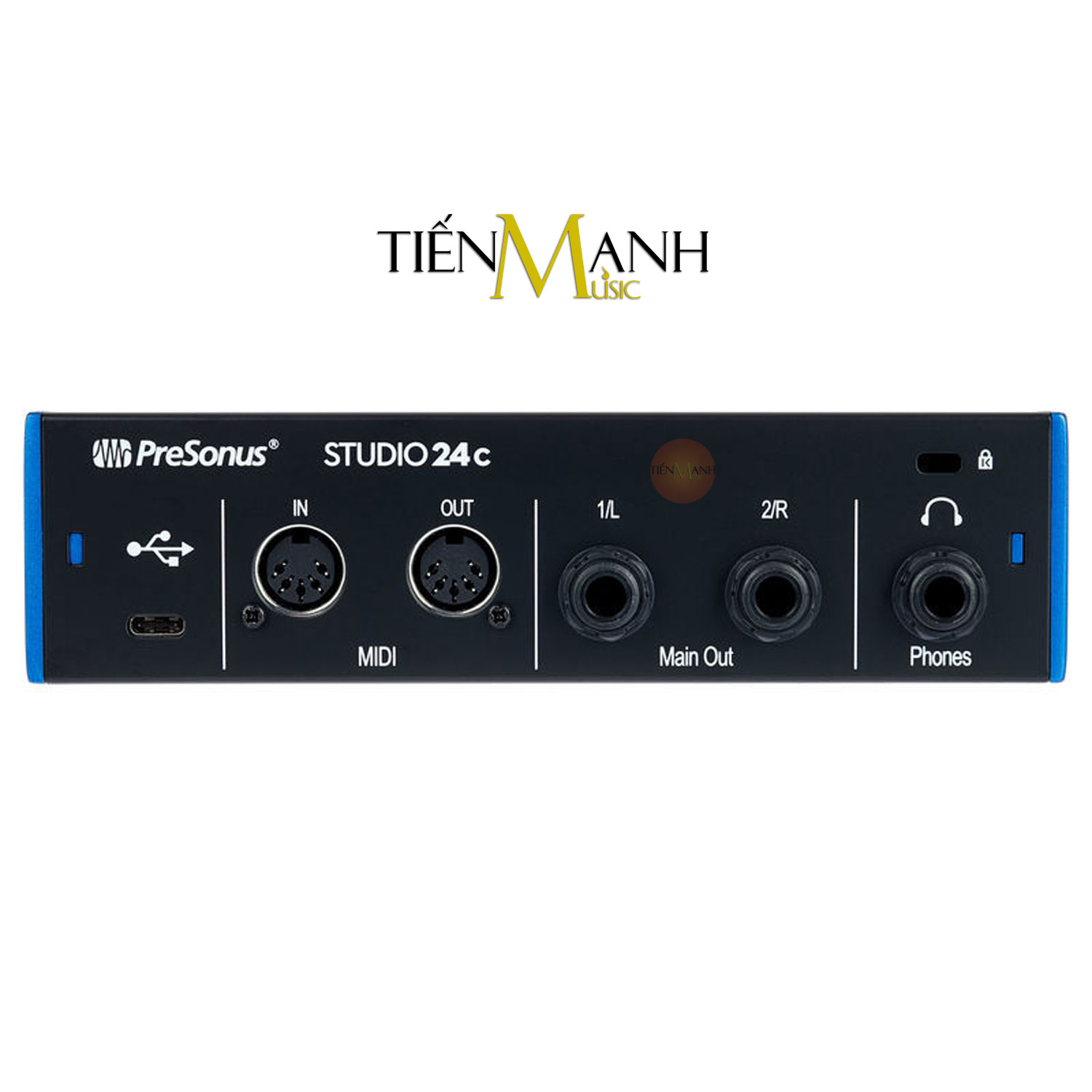 Soundcard Presonus Studio 24C - Sound Card Bộ Thu Âm Thanh và Livestream Audio Interface 24 C Hàng Chính Hãng - Kèm Móng Gẩy DreamMaker