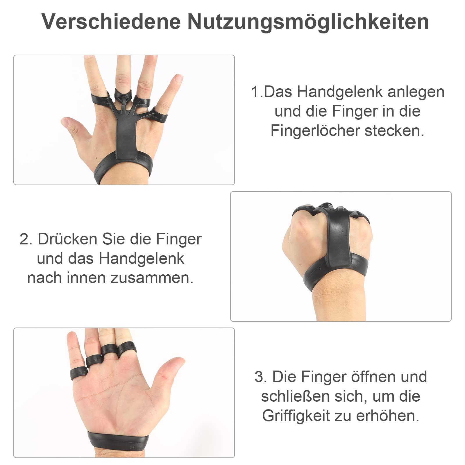 Huấn luyện viên ngón tay, huấn luyện viên tay huấn luyện ngón tay silicone khác nhau sức mạnh chống ngón tay băng tay cao su, thiết bị huấn luyện ngón tay