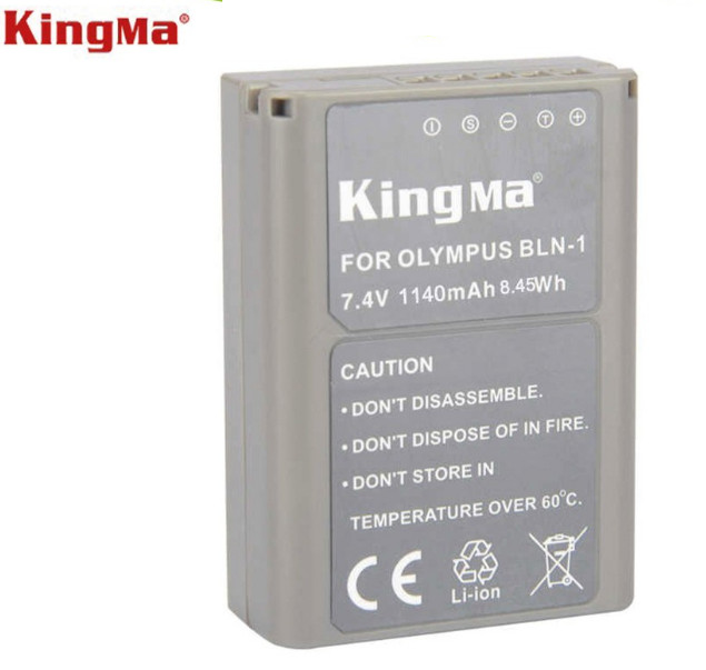 Combo Pin sạc Kingma for Olympus BLN-1(có bán rời), Hàng chính hãng