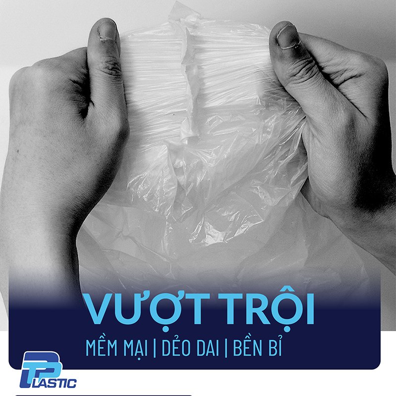 Túi Rác Tự Huỷ Sinh Học TPP, Đáy Sao Có Quai, Nhựa HDPE, 30 Cái/Cuộn x 4, Size M