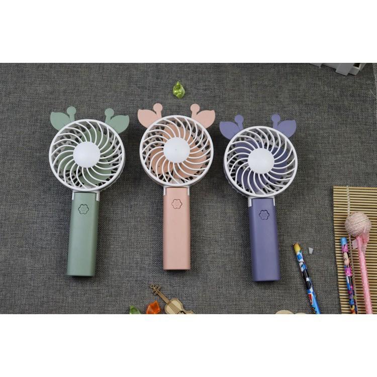 Quạt Mini Cầm Tay Tích Điện Có Thể Gấp Gọn, Quạt Mini Cầm Tay Tích Điện Kèm Cáp Sạc 88116 Shop Giang Phạm
