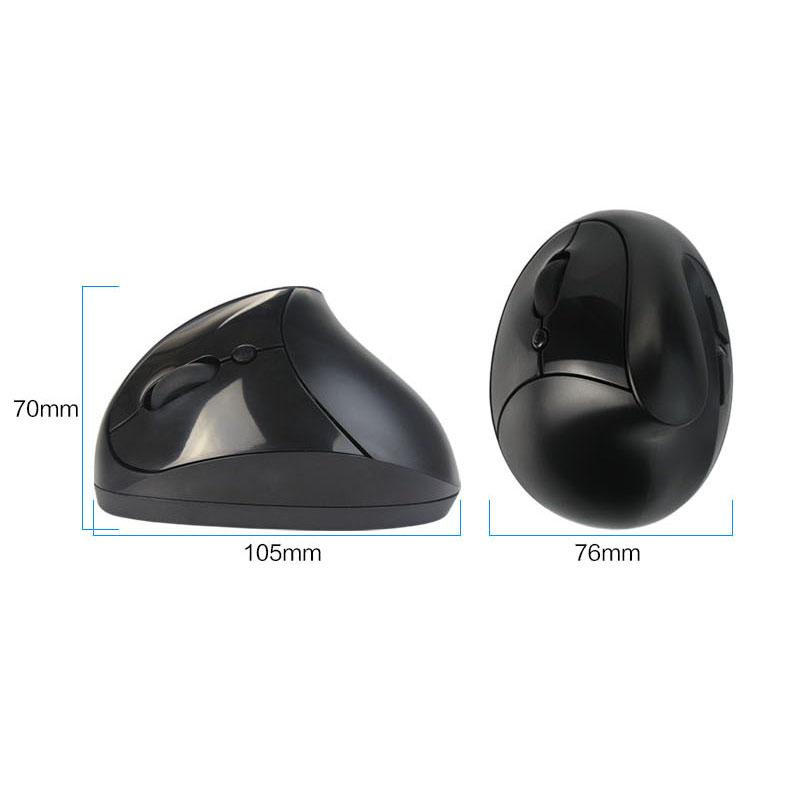 SUNGI 2.4G Tay Trái Chuột không dây Thiết Kế sử dụng an toàn Chuột 1000/1200/1600 DPI Sử Dụng Nguồn Pin AAA