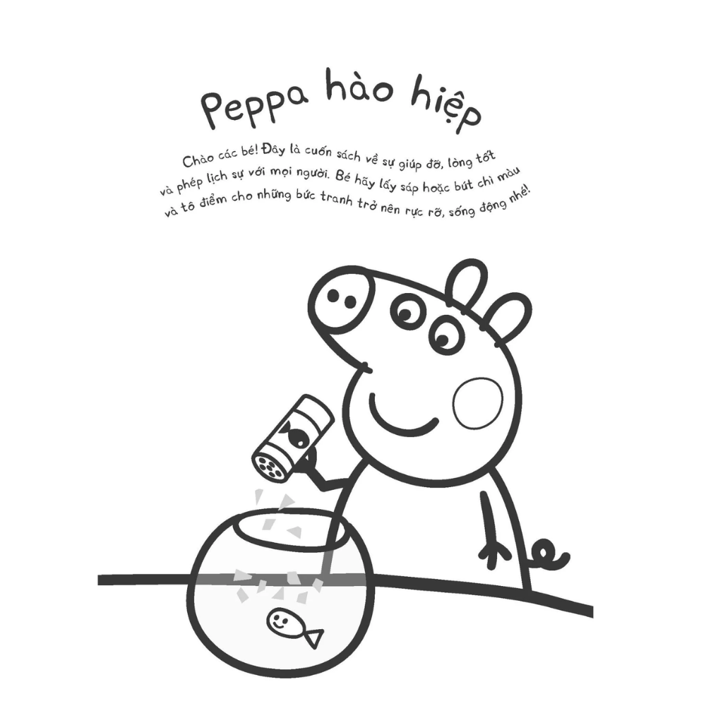Khéo Tay Tô Màu: Peppa Hào Hiệp